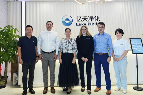 Purafil高層領(lǐng)導(dǎo)一行到訪(fǎng)億天凈化，深化戰(zhàn)略合作
