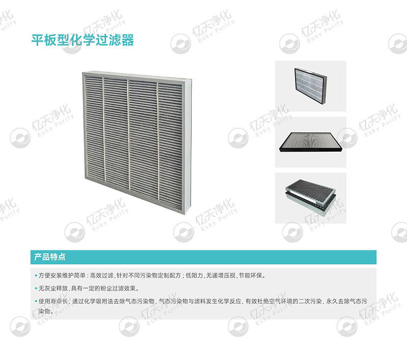 化學過濾器:精準凈化氣態污染物